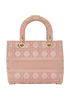 Medium Lady D-Lite, &pound;1,900, Handbags, Pink, Fabric, Back view